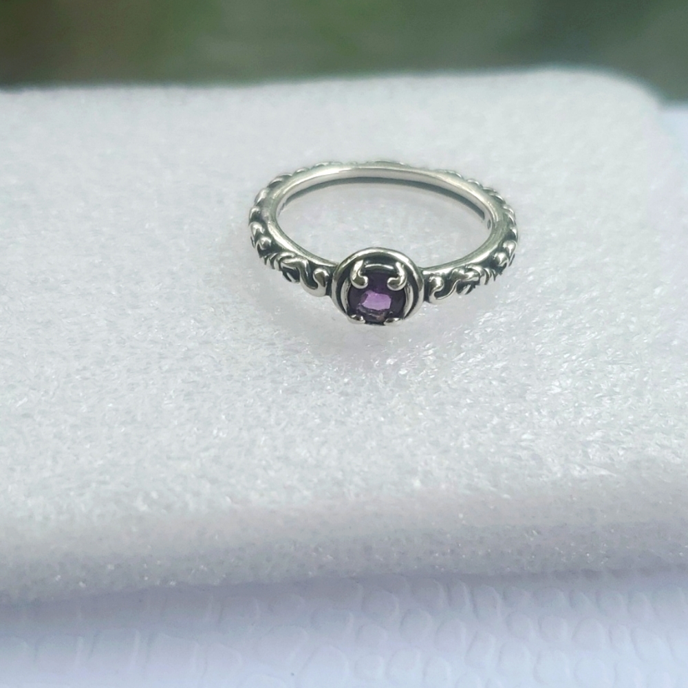Carolyn Pollack amethyst ring